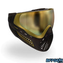 The Virtue VIO Ascend Paintball mask in the Gold colorway.