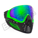 The Virtue VIO Ascend Paintball mask in the Lime Emerald colorway.