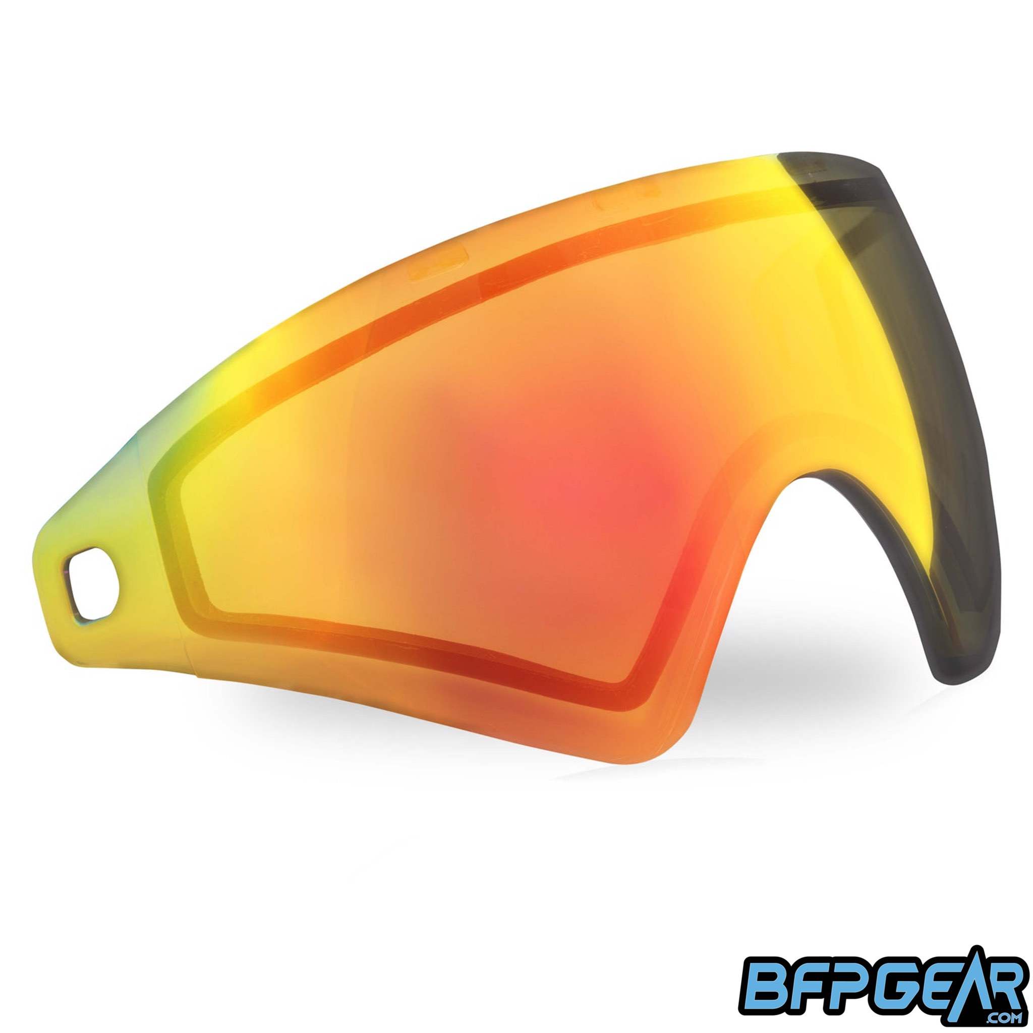 The Virtue Vio lens in high contrast chromatic fire.