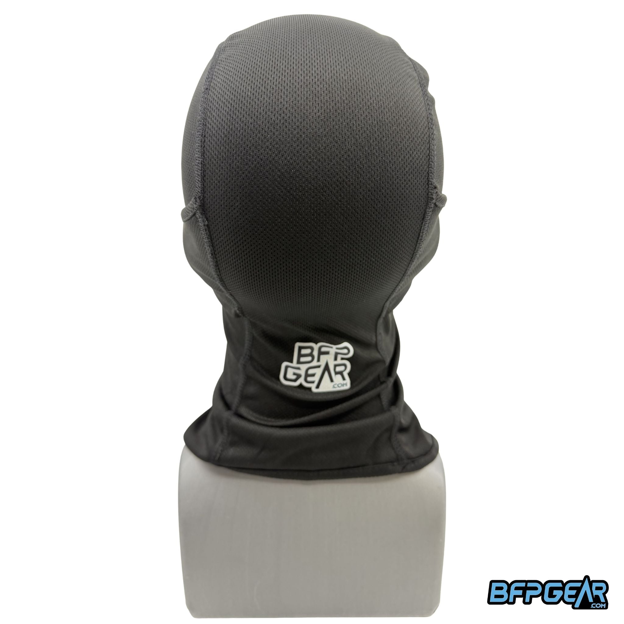 BFPGear paintball balaclava with breathable fabric and extended neck protection for aggressive play