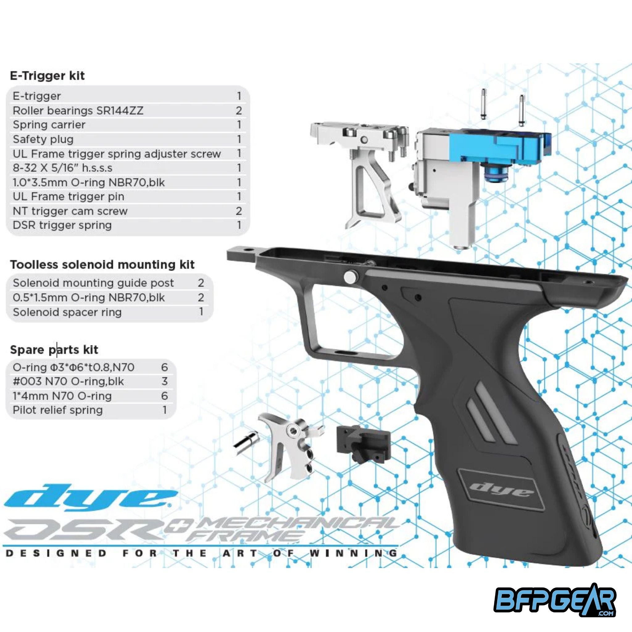 Dye DSR+ / DSR Pro Mech Frame