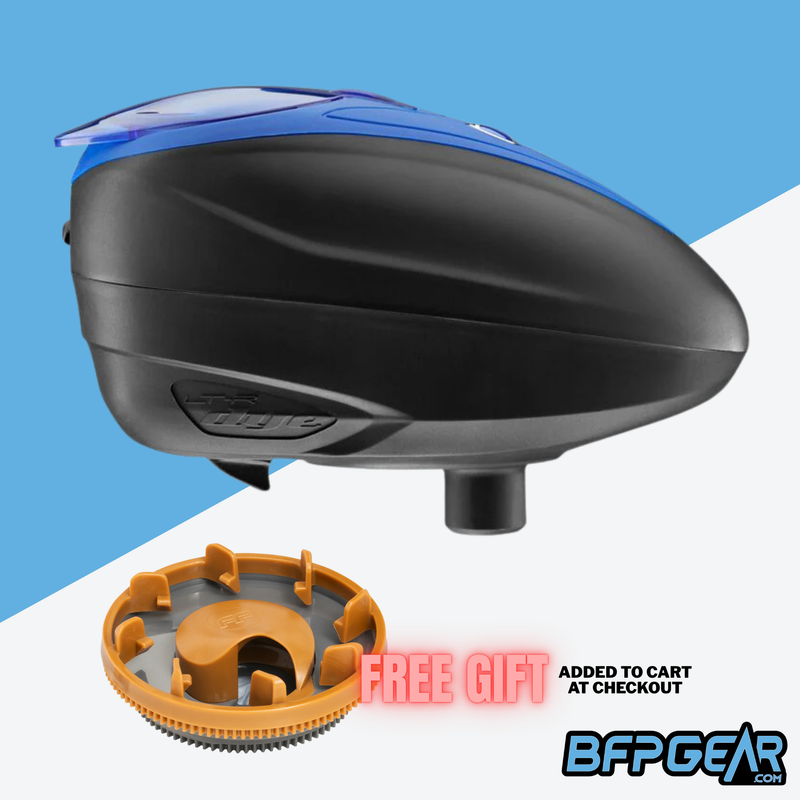 Dye LTR Rotor Paintball Loader - Black/Blue