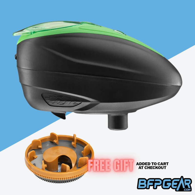 Dye LTR Rotor Paintball Loader - Black/Lime
