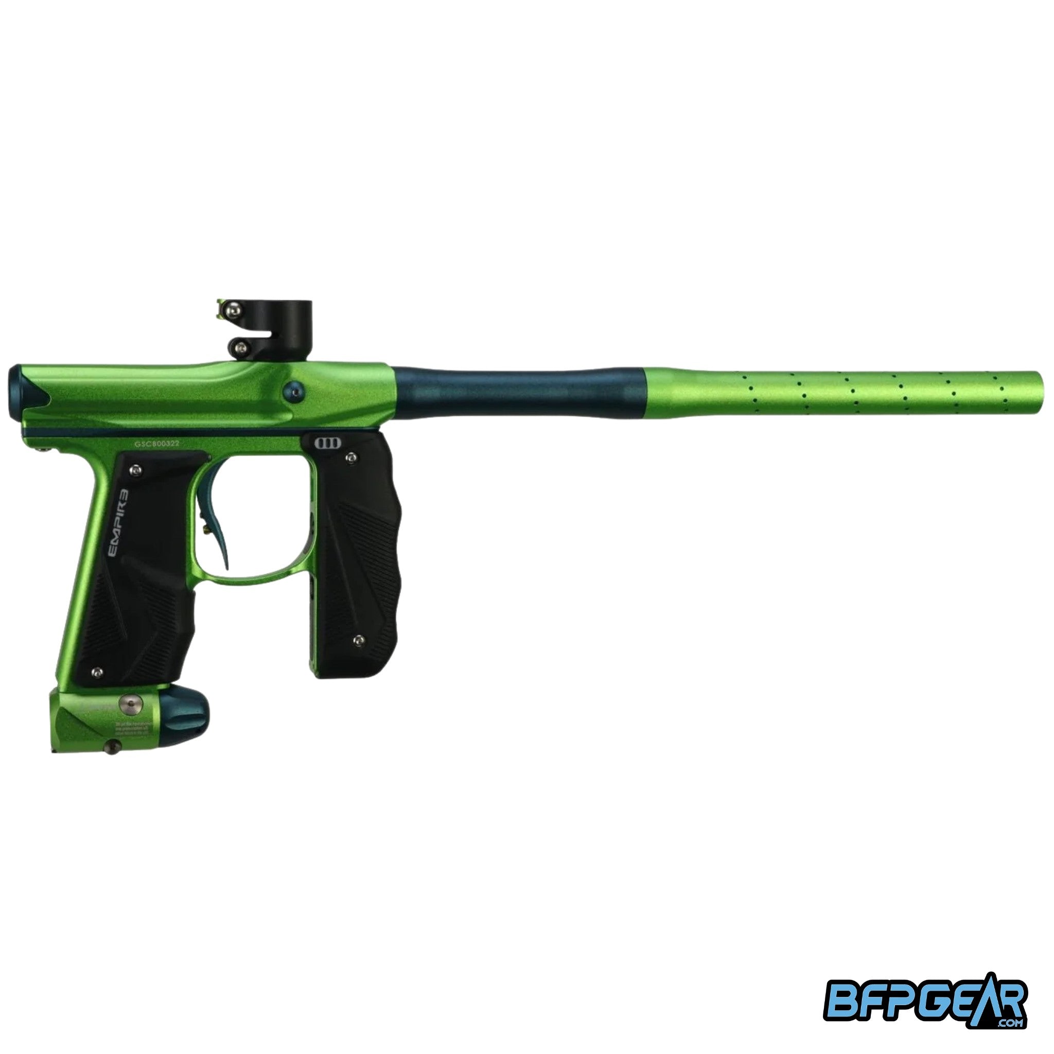 Empire Mini GS paintball marker dust green and blue