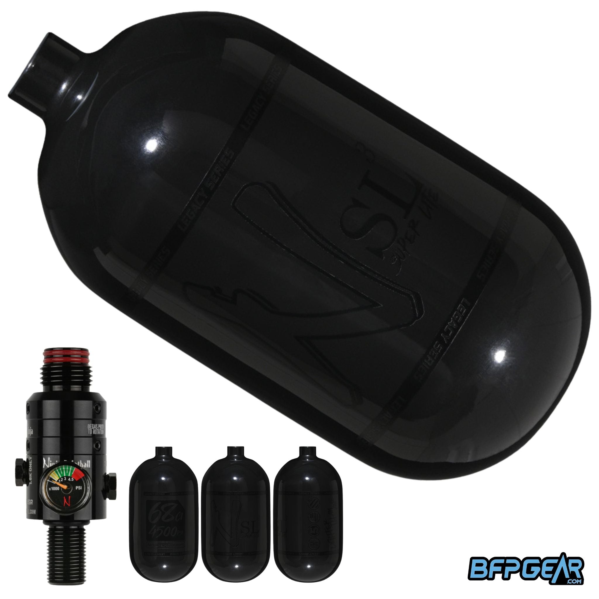 Ninja SL3 Air Tank With Pro V3 Regulator 68ci and 80ci