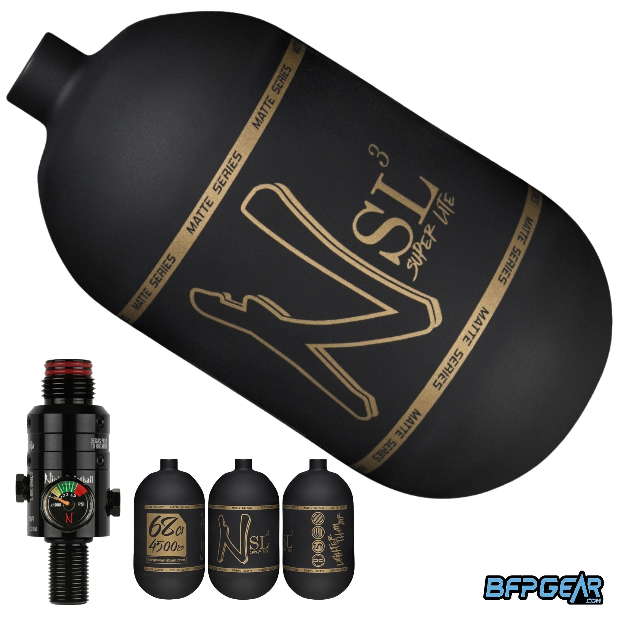 Ninja SL3 Air Tank With Pro V3 Regulator 68ci and 80ci | BFPGear