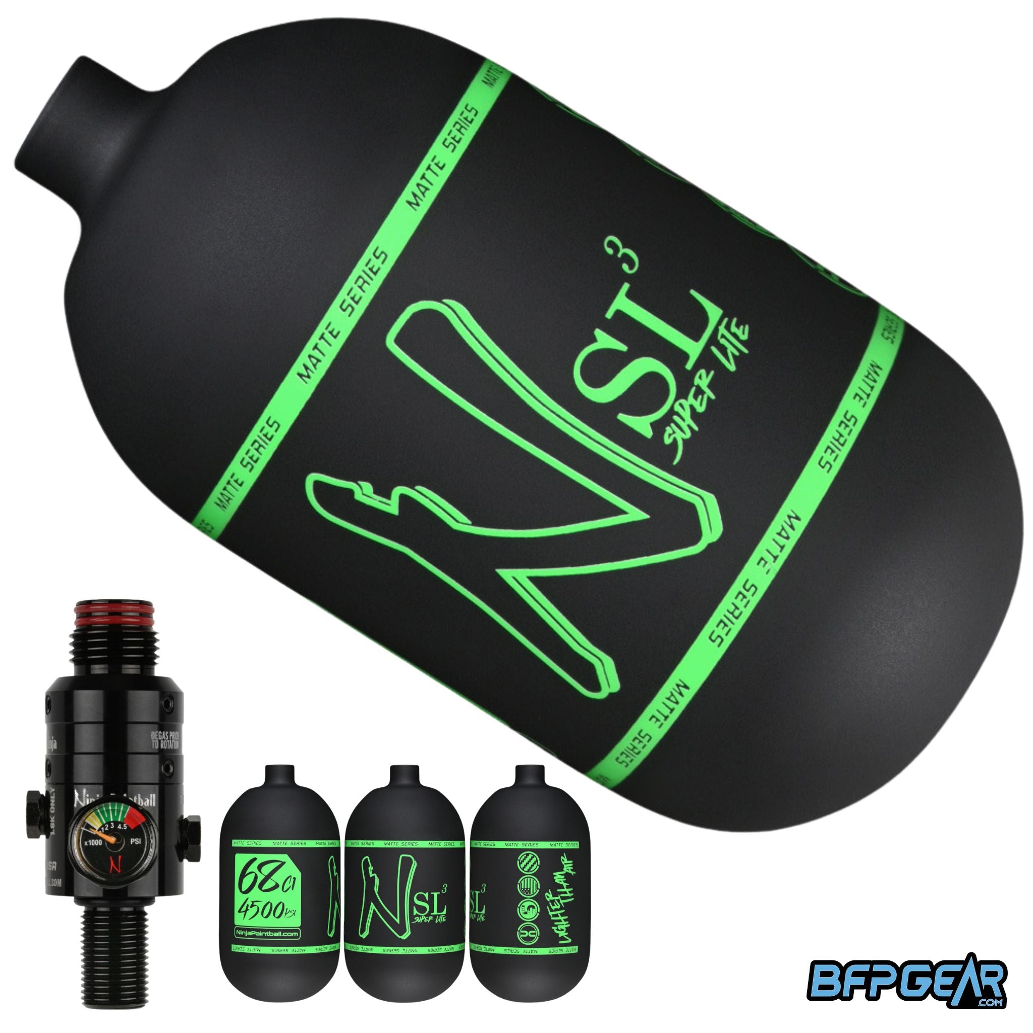 Ninja SL3 Air Tank With Pro V3 Regulator 68ci and 80ci | BFPGear