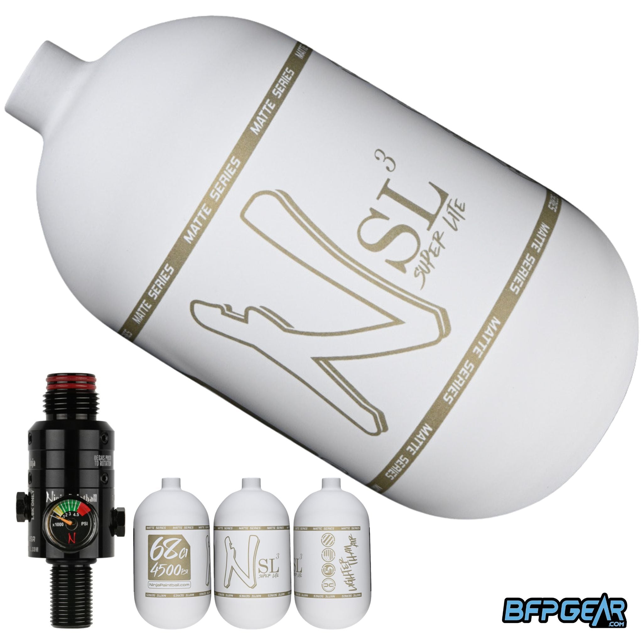 Ninja SL3 Air Tank With Pro V3 Regulator 68ci and 80ci