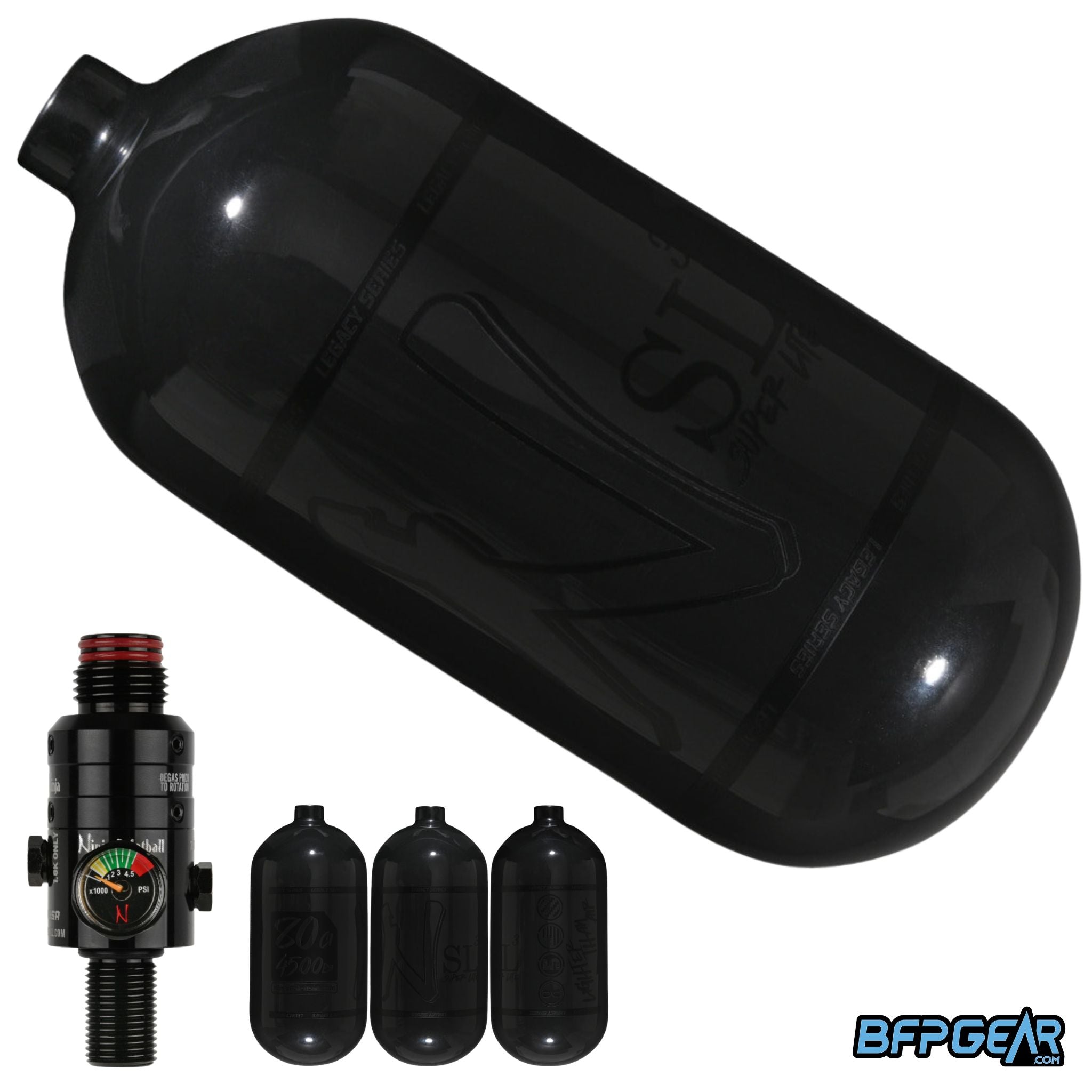 Ninja SL3 Air Tank With Pro V3 Regulator 68ci and 80ci | BFPGear
