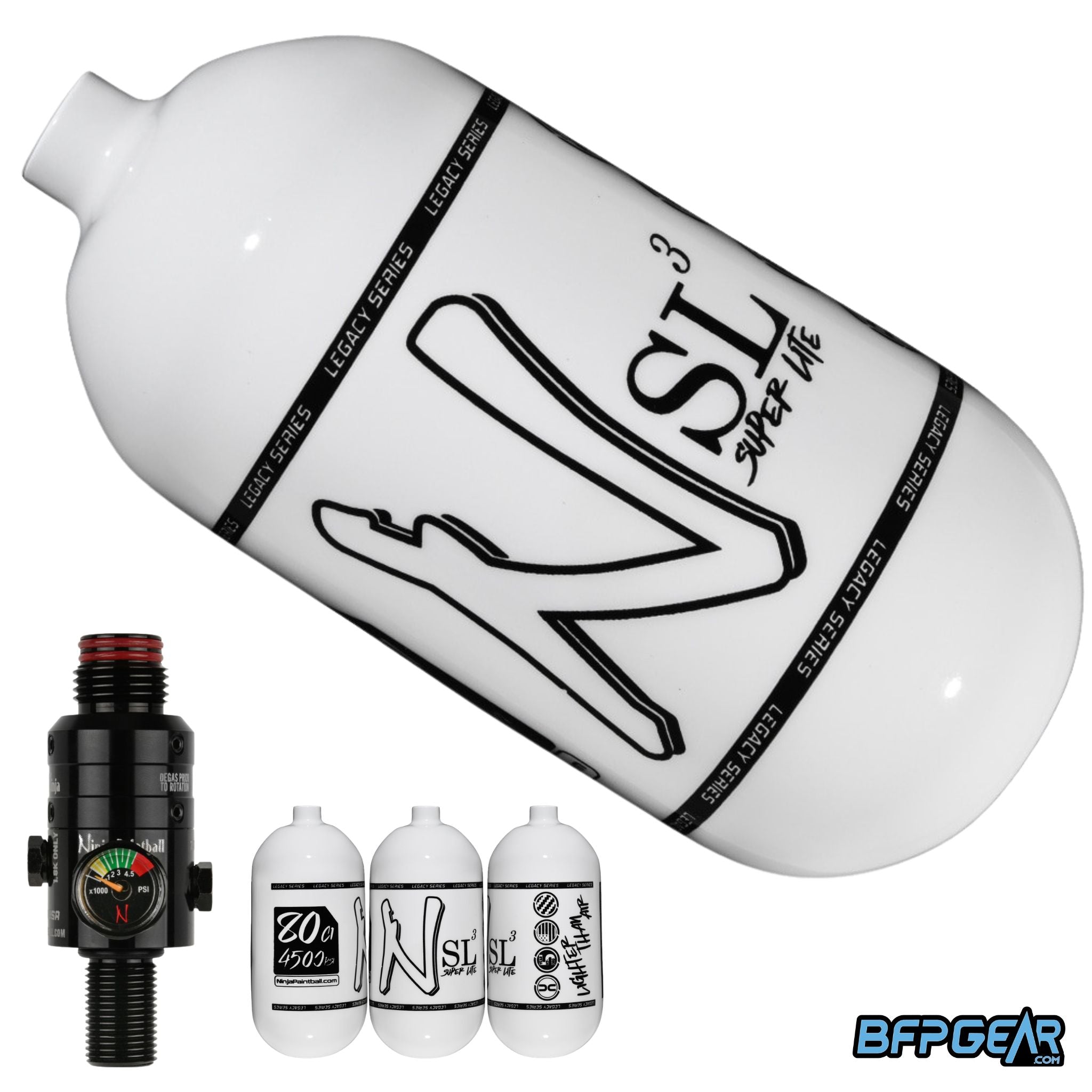Ninja SL3 Air Tank With Pro V3 Regulator 68ci and 80ci