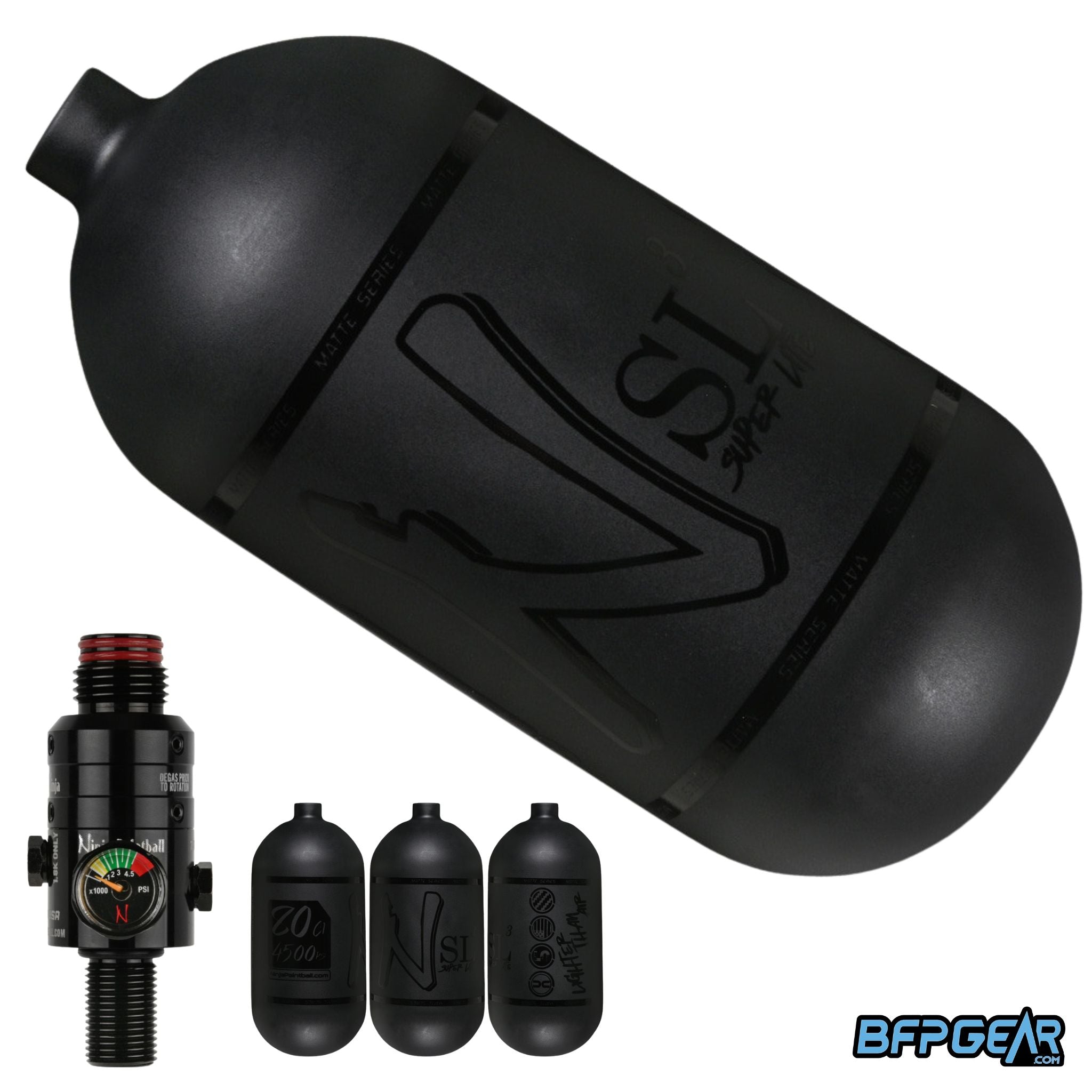 Ninja SL3 Air Tank With Pro V3 Regulator 68ci and 80ci | BFPGear