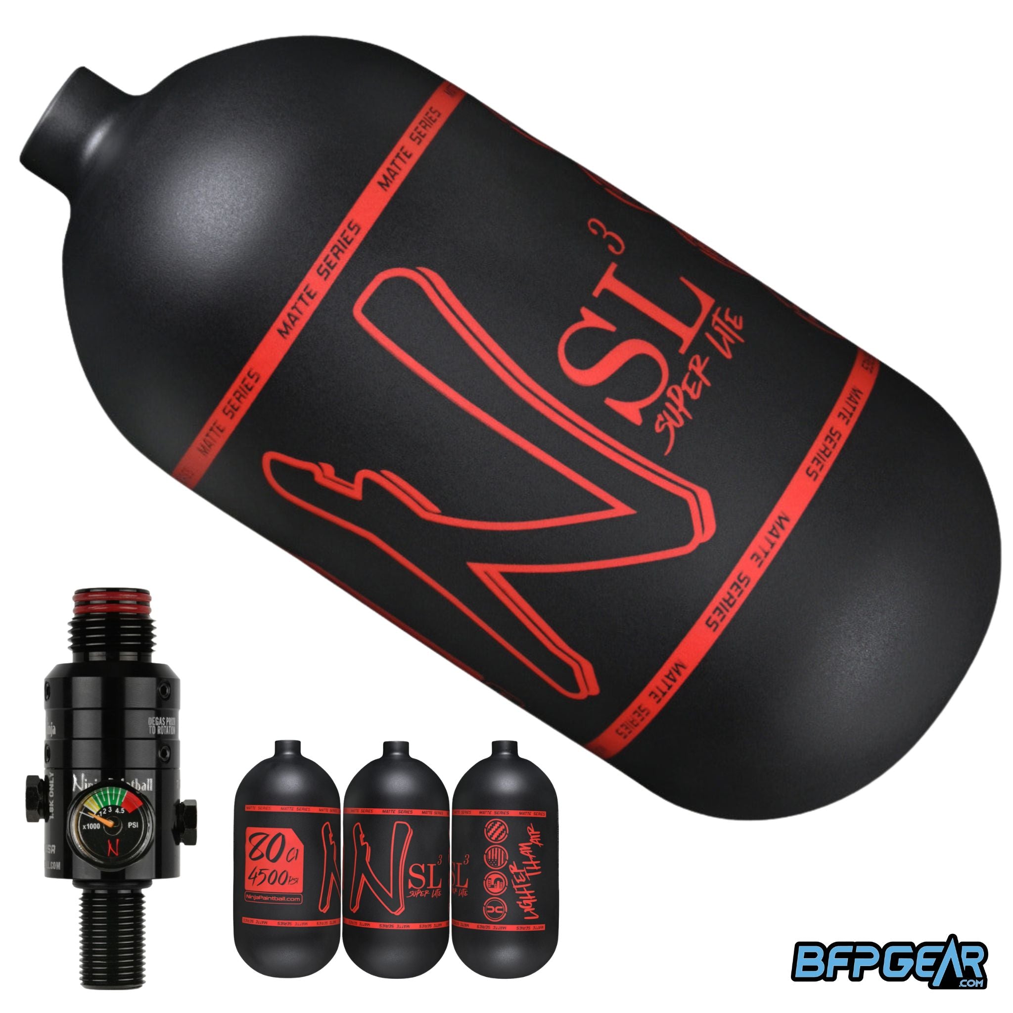 Ninja SL3 Air Tank With Pro V3 Regulator 68ci and 80ci