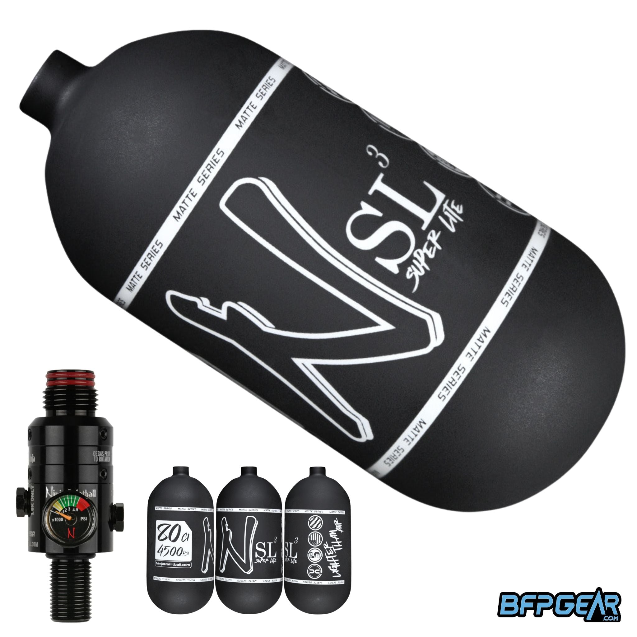 Ninja SL3 Air Tank With Pro V3 Regulator 68ci and 80ci | BFPGear