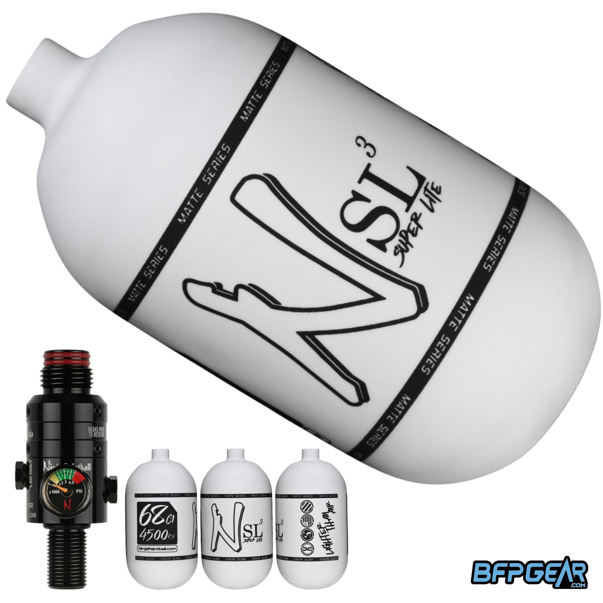 Ninja SL3 Air Tank With Pro V3 Regulator 68ci and 80ci
