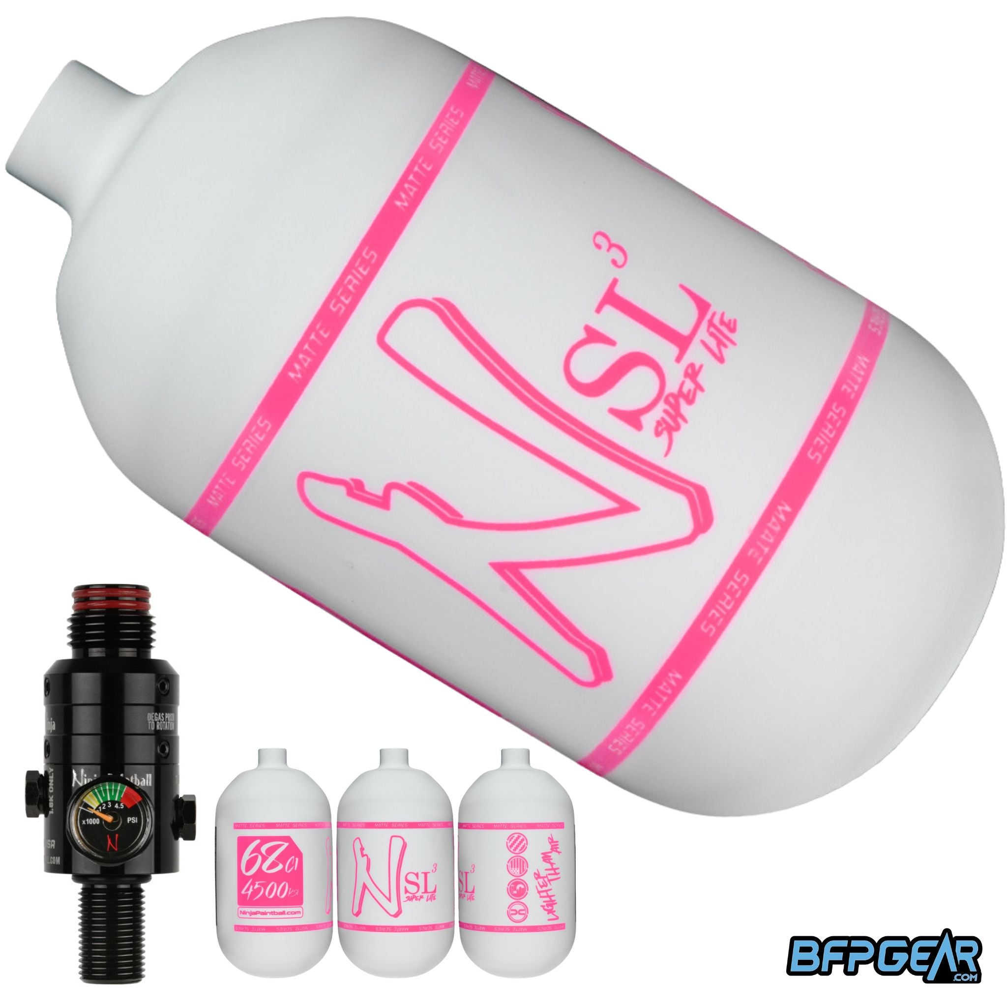 Ninja SL3 Air Tank With Pro V3 Regulator 68ci and 80ci