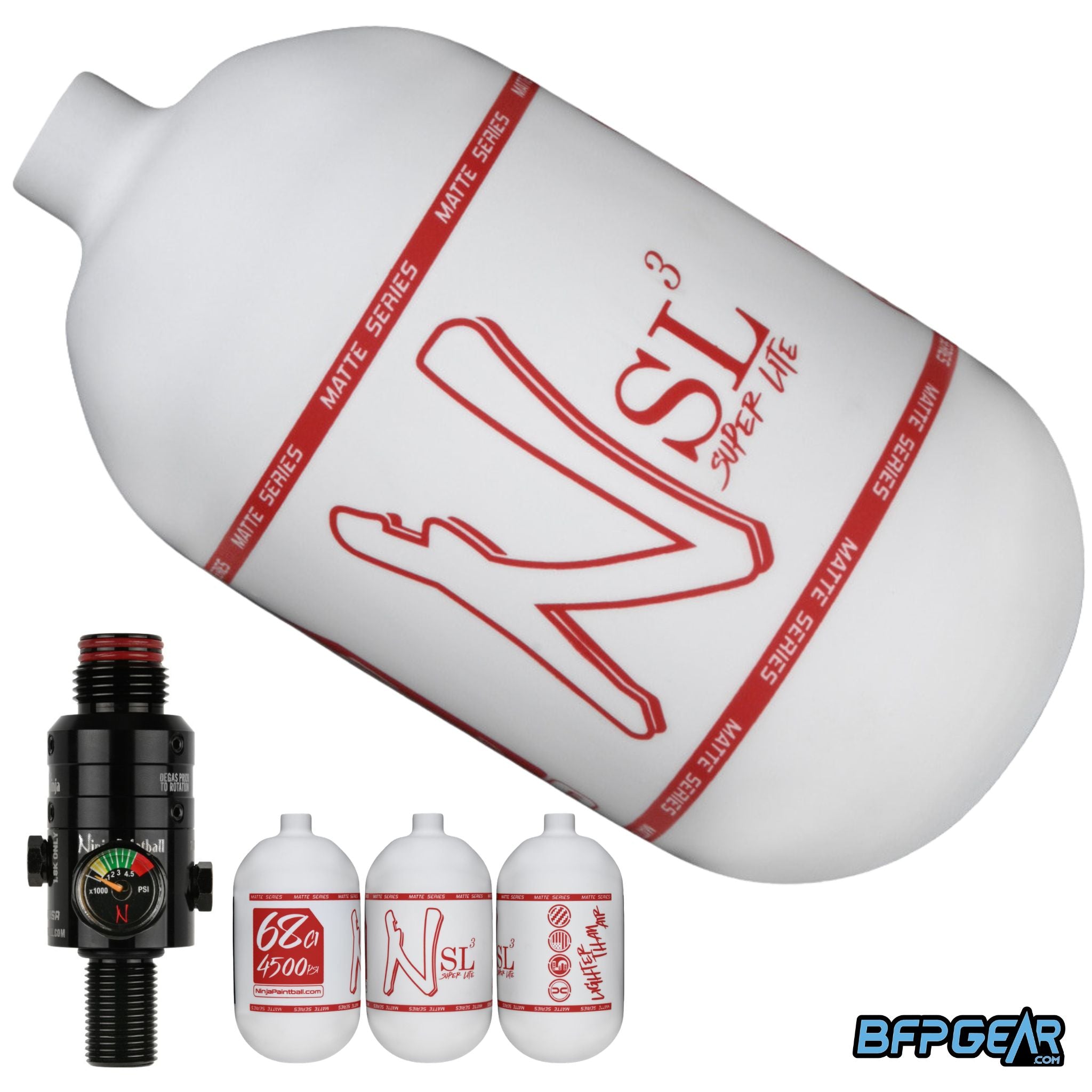 Ninja SL3 Air Tank With Pro V3 Regulator 68ci and 80ci