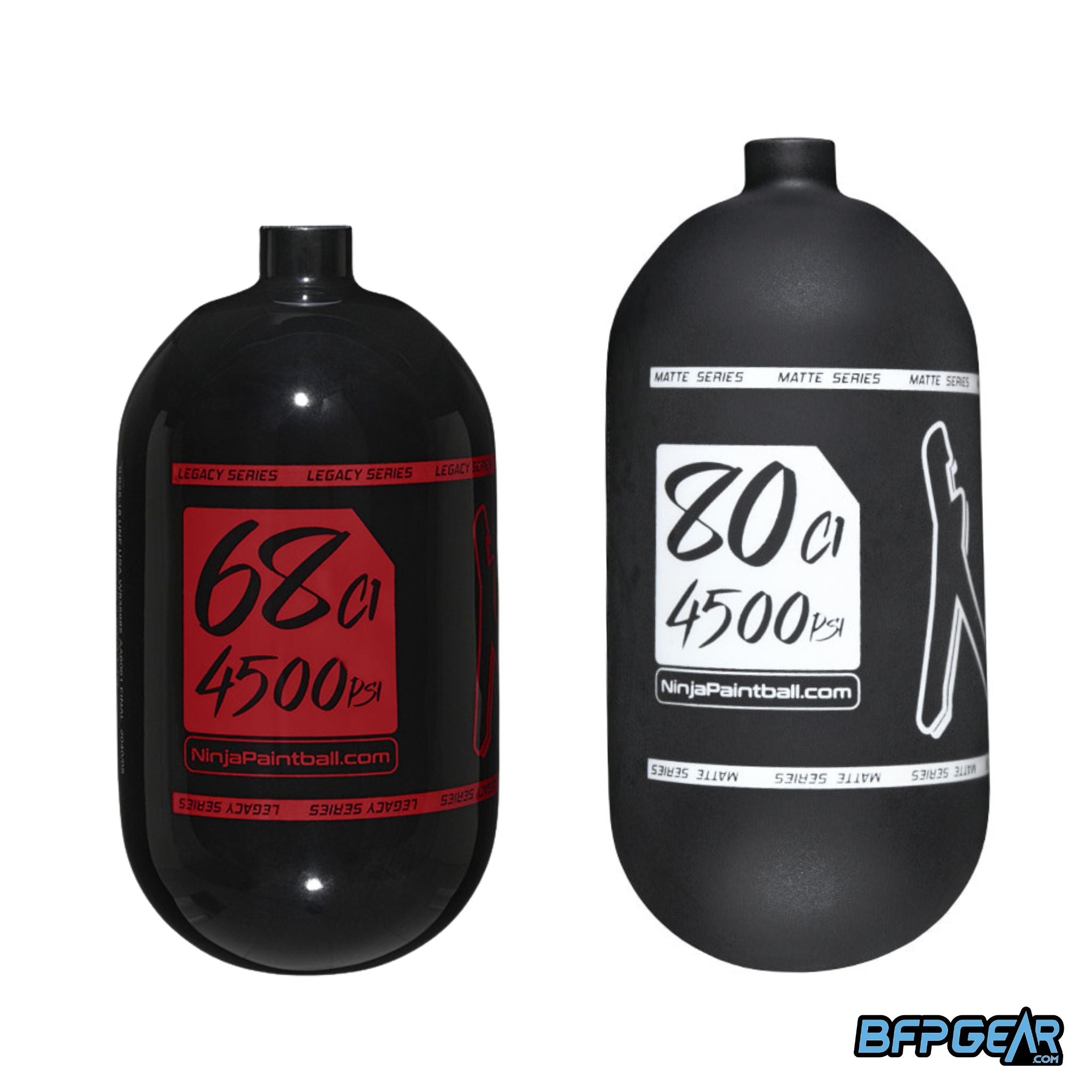 Ninja SL3 Carbon Fiber Paintball Air Tank Bottle 68ci and 80ci