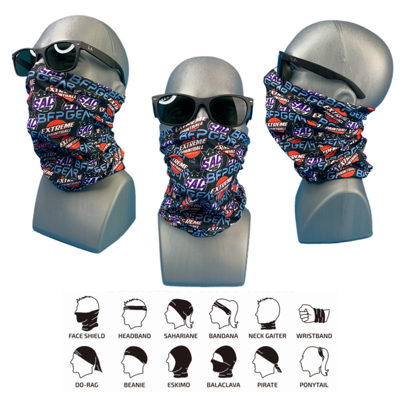 3 X Full Face Cover Multifunctional Bandana - BFP / Extreme / Sac