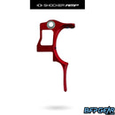 The Infamous Lightning Deuce trigger for the Shocker AMP in red.