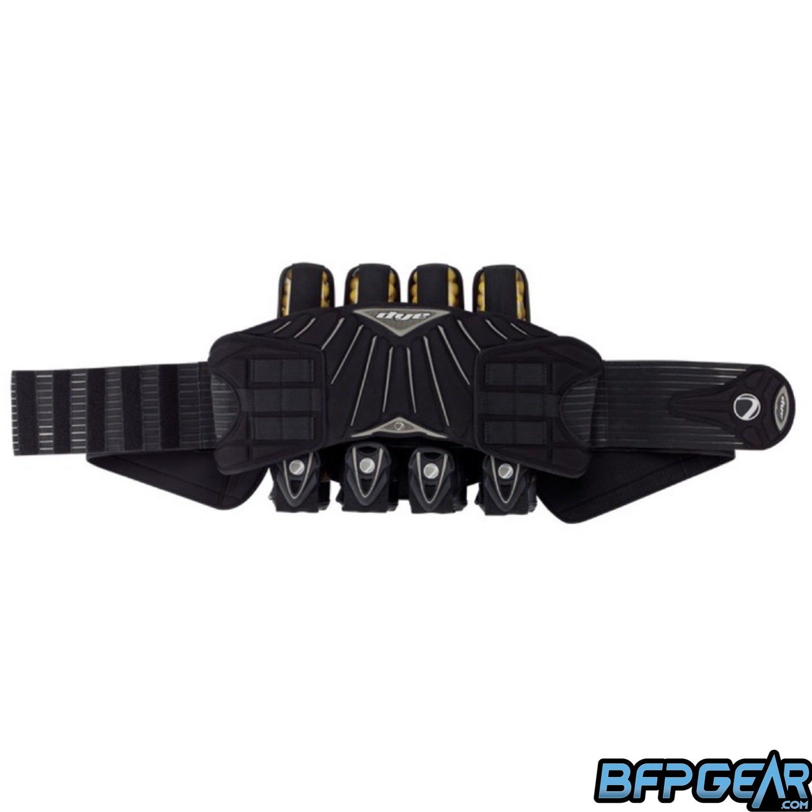 The Dye Attack harness in all black.