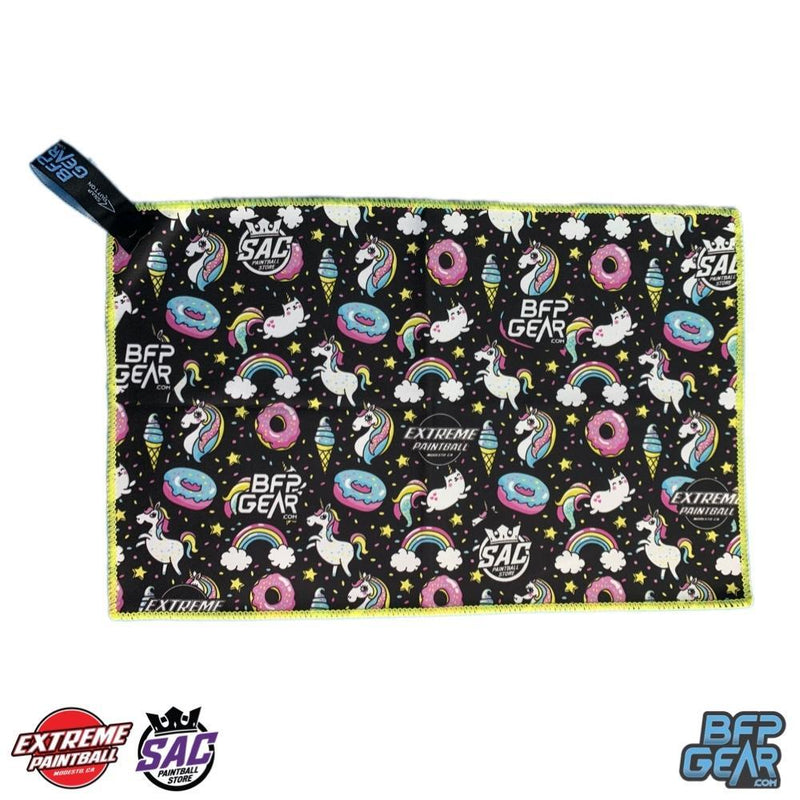 BFP Personal Microfiber Paintball and Airsoft Lens Cloth - Happy Little Unicorns