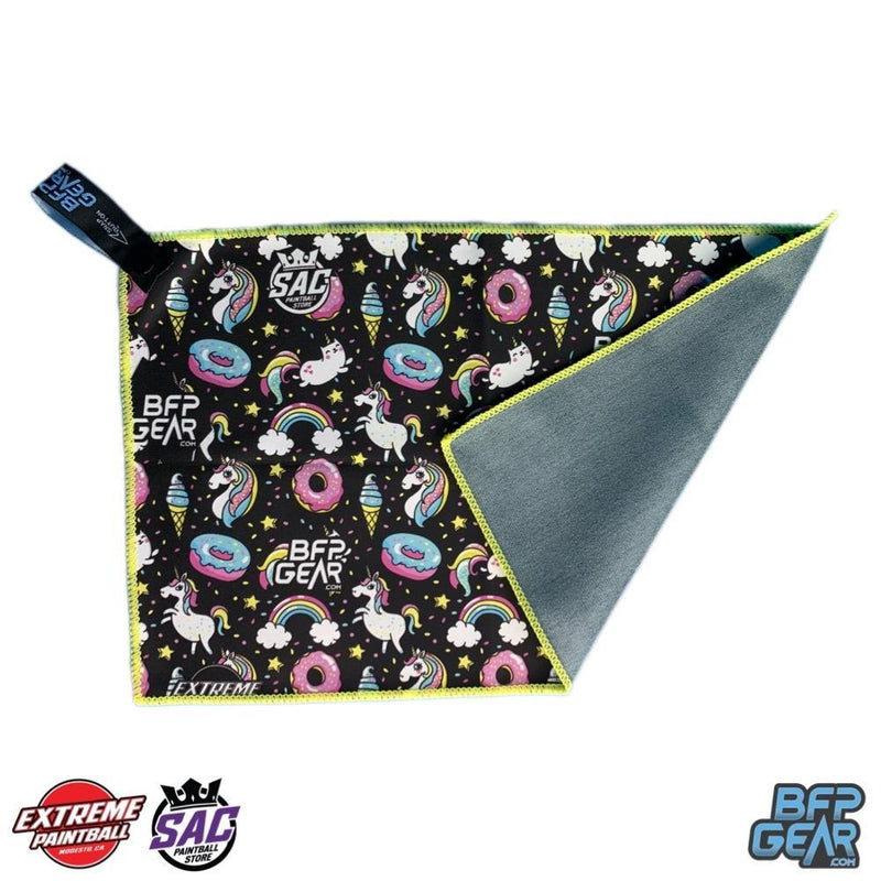 BFP Personal Microfiber Paintball and Airsoft Lens Cloth - Happy Little Unicorns