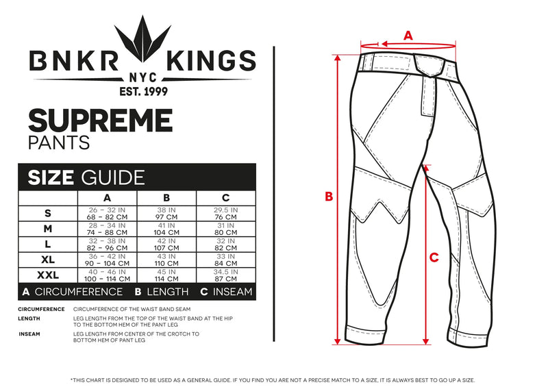 BunkerKings V2 Supreme Pants - Red