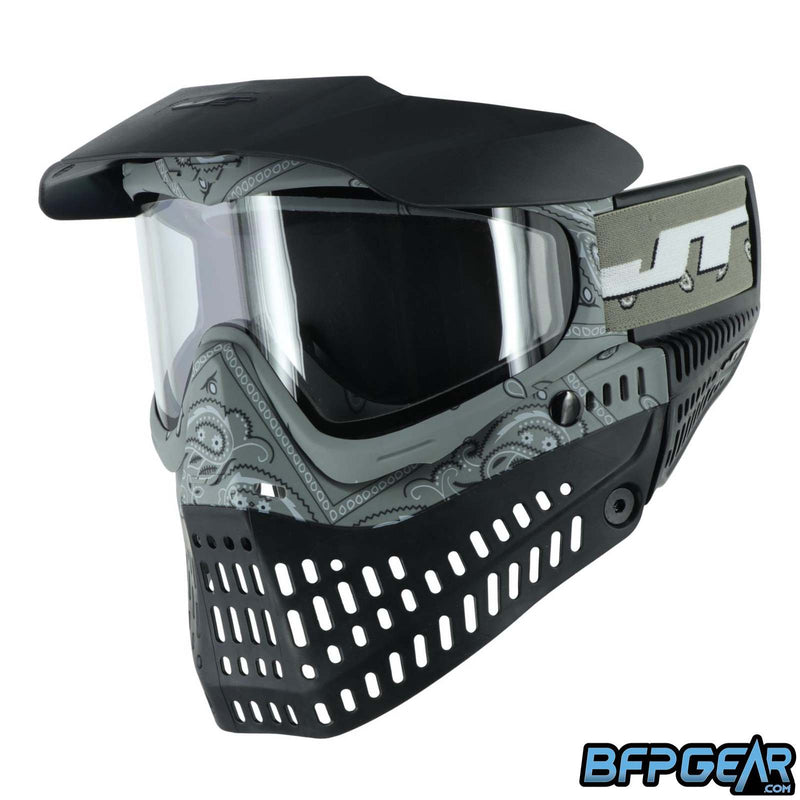 JT ProFlex Paintball Mask - Bandana Series w/ Clear Lens Only