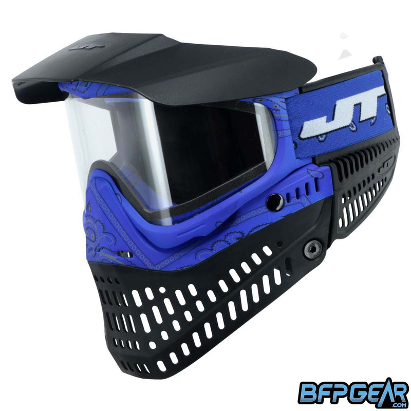 JT ProFlex Paintball Mask - Bandana Series w/ Clear Lens Only