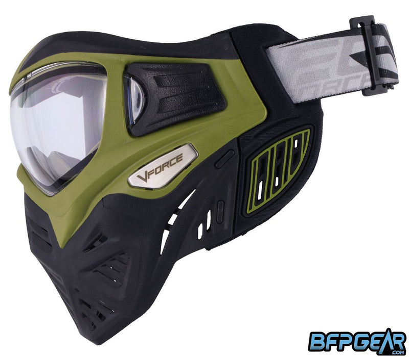 VForce Grill 2.0 Paintball Mask - Crocodile Olive/Black