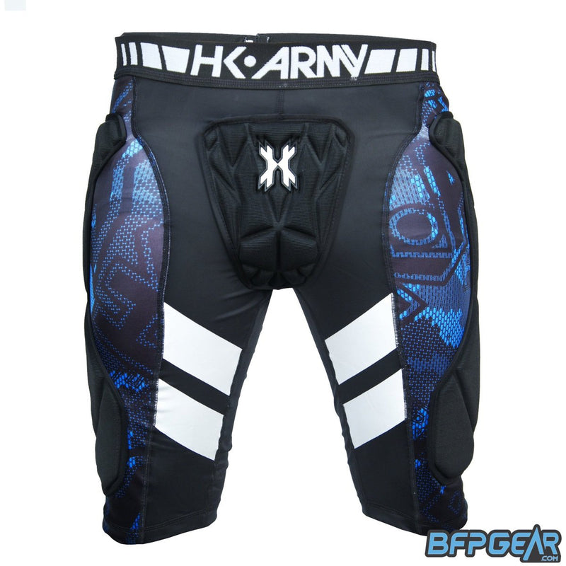 HK Army Crash Slider Shorts - Black/Blue