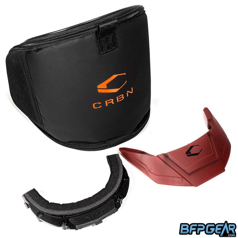 CRBN Zero Pro Paintball Mask - Blood