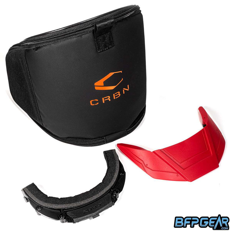 CRBN Zero SLD Paintball Mask - Crimson