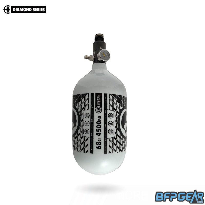 Infamous Diamond Series Air Tank 68/4500 w/ Standard Reg - Air Pattern