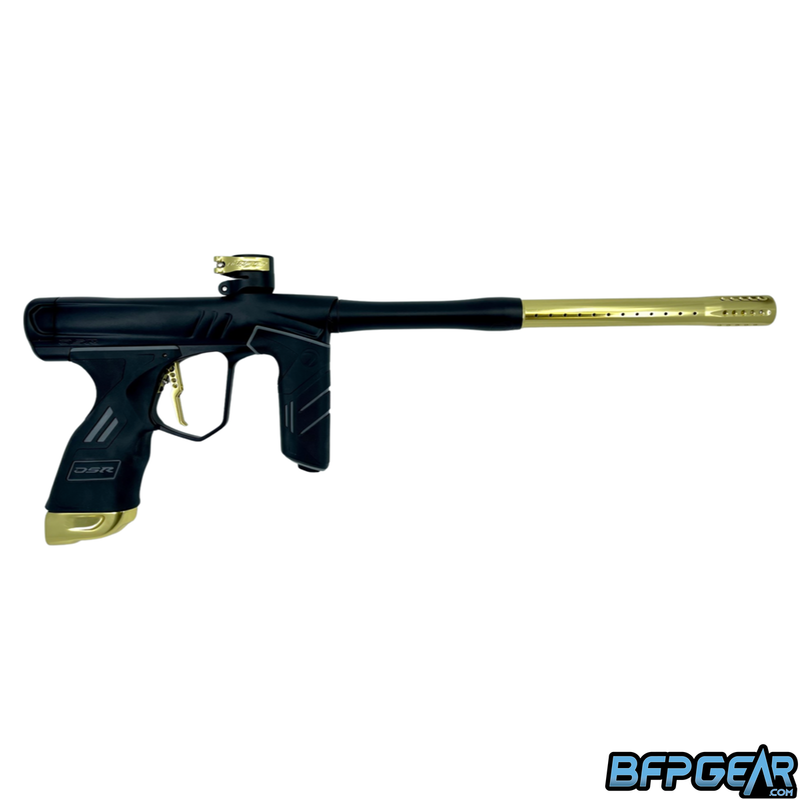 Dye DSR+ Paintball Marker - Dust Black with Gloss Gold CS