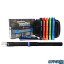 The Field One Acculock Dynasty edition in Dust Black and Gloss Black. Comes with a protective case, 6 inserts, barrel back, barrel front and a barrel cover.