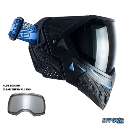 Empire EVS Paintball Mask - Black/Navy Blue