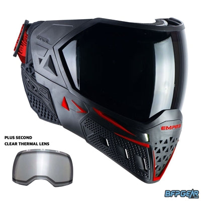 Empire EVS Paintball Mask - Black/Red