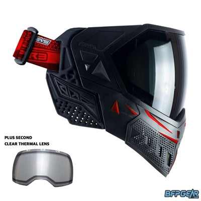 Empire EVS Paintball Mask - Black/Red