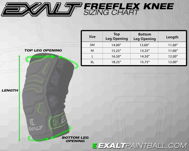 Exalt FreeFlex Knee Pads - Black