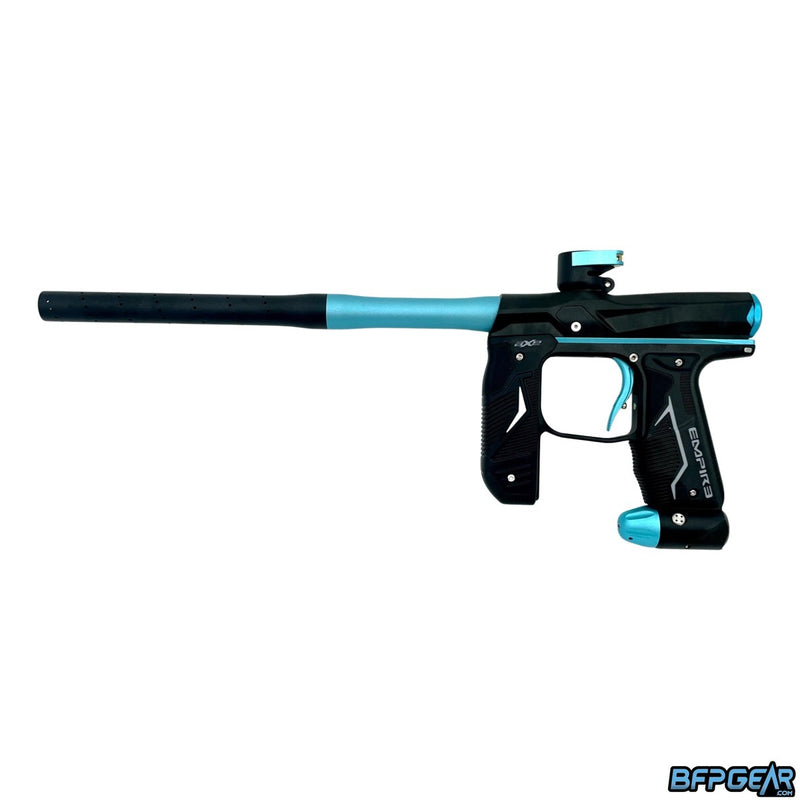 Empire Axe 2.0 Paintball Gun - Dust Black / Aqua CS