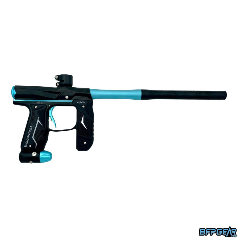 Empire Axe 2.0 Paintball Gun - Dust Black / Aqua CS