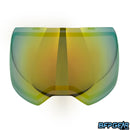 Empire EVS Lens in Fire Mirror. The outside is a gold mirror finish.