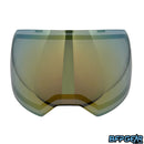 Empire EVS Lens in Gold Mirror. The outside is a gold mirror finish.