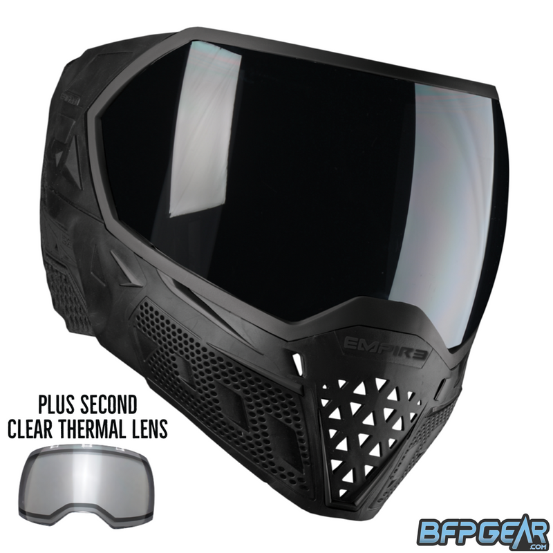 Empire EVS Paintball Mask - Black/Black