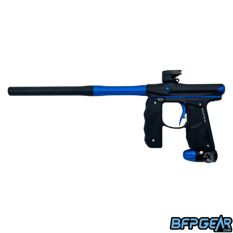 Empire Mini GS Paintball Gun - Dust Black / Dark Blue CS
