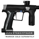 Planet Eclipse white Color Contrast Kit installed on an Etha3 paintball marker. Marker is sold separately.