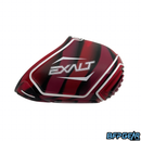 The Exalt Tank cover for 48ci air tanks in the red swirl color way.