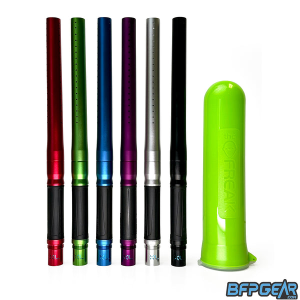 Embout HK Orbit Freak XL V2 – Filetage Autococker, Dos Freak XL, Vert/violet