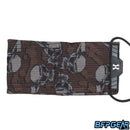 The HK Army barrel sleeve with the Hostilewear Skulls Brown design.
